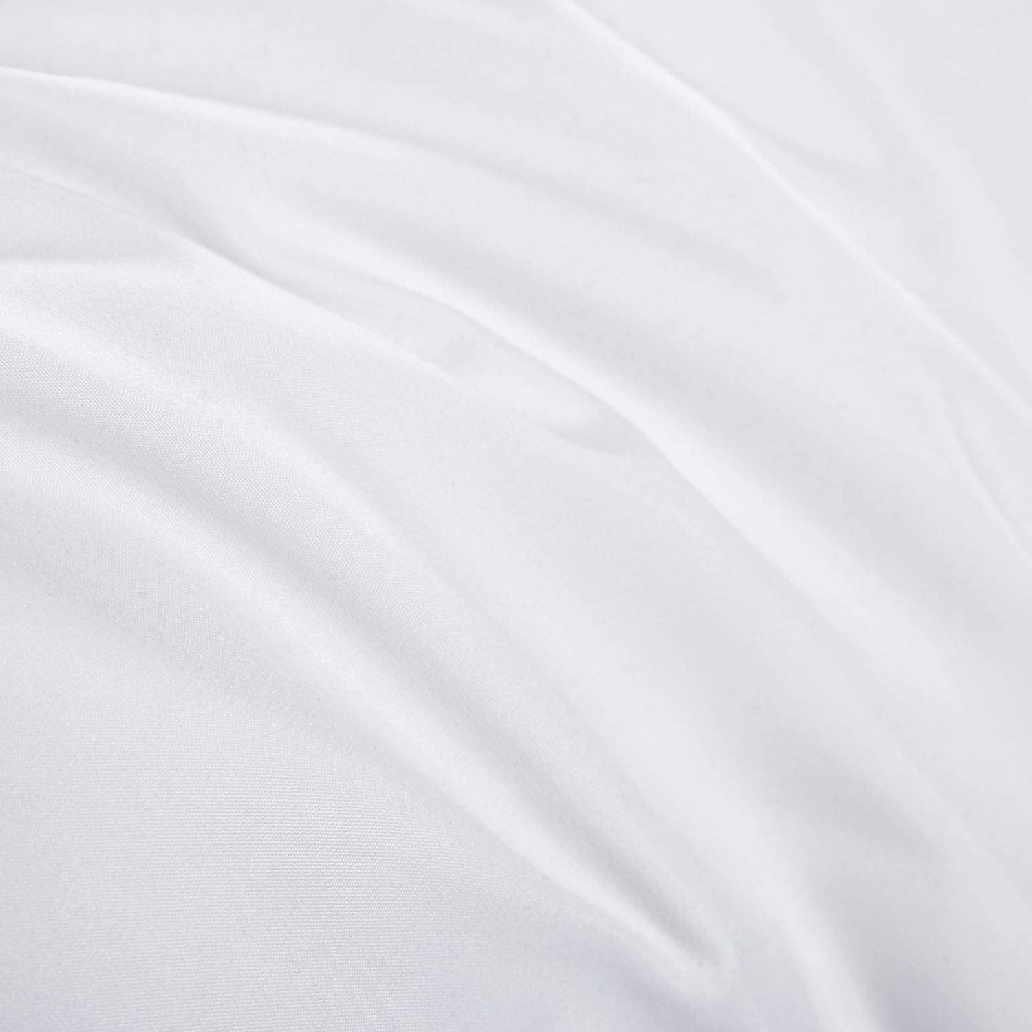 - Pair of Standard Pillowcases, 1000TC Ultra Soft Microfiber (White, Standard Size 48X74 Cm)